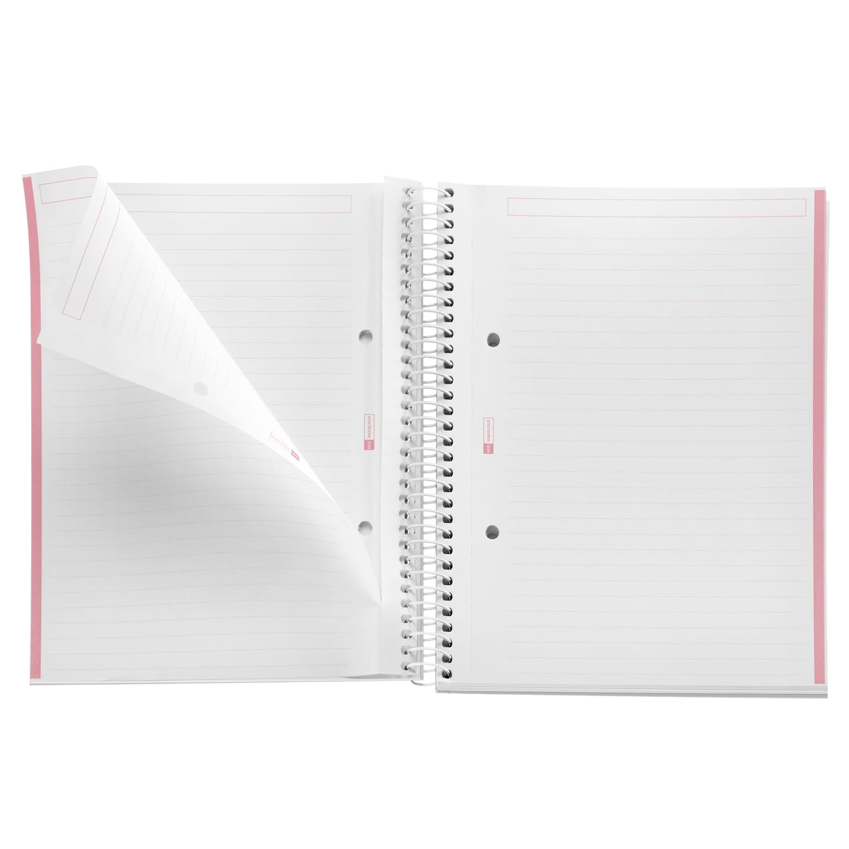 Miquelrius - A5 Notebook Emotions, 80 Sheets 90 g/m², Horizontal Ruled 7 mm, 1 Colour Strip