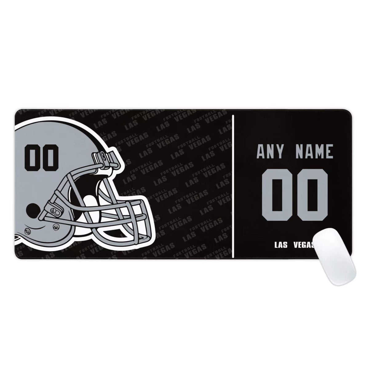 Las Vegas Mouse Pad Custom Any Name and Number Desk Pad for Men Women Youth Gifts