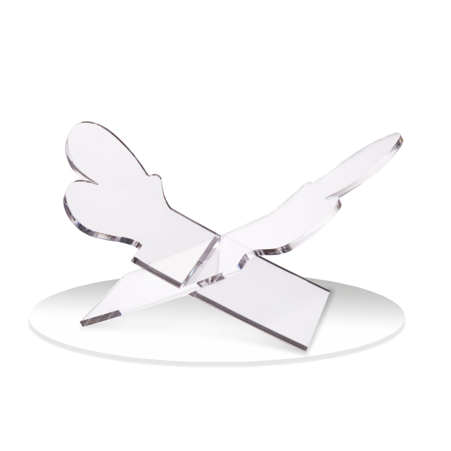 Large Butterfly Clear Acrylic Book Stand - Perfect for Displaying Open Book on Your Coffee Table