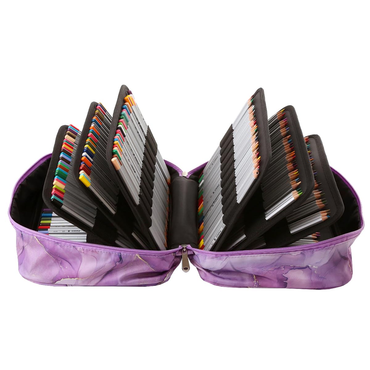 Lbxgap 420 Slots Colored Pencil Case w/Handle & Shoulder Strap
