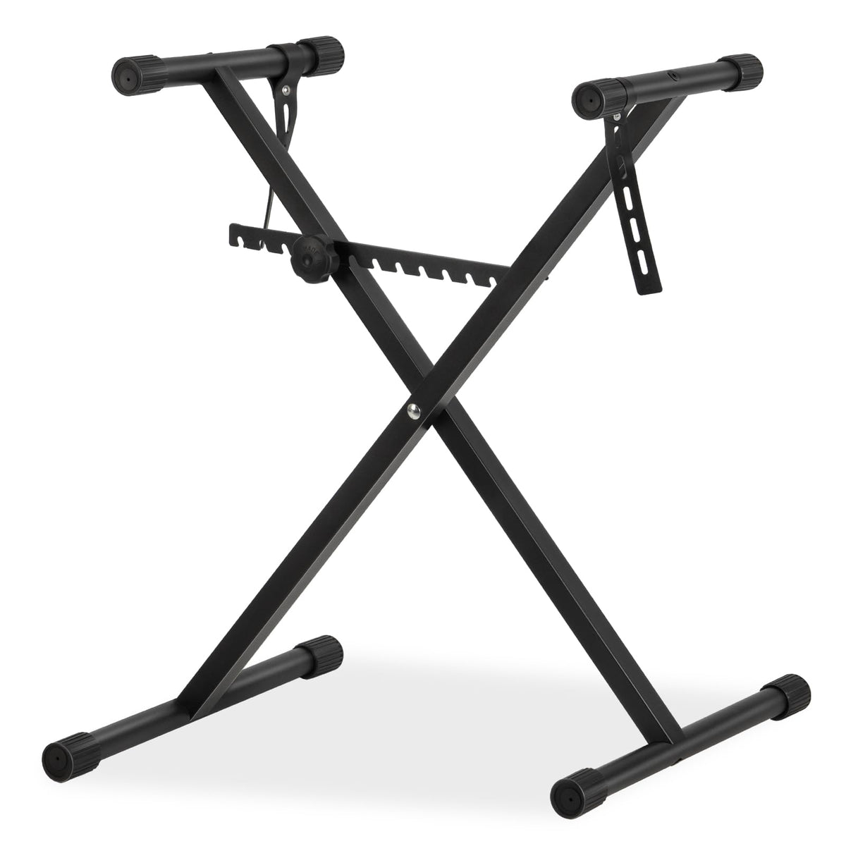 AODSK Single-X Keyboard Stand, 1-Second Adjust, Locking Straps, 61-88 Keys