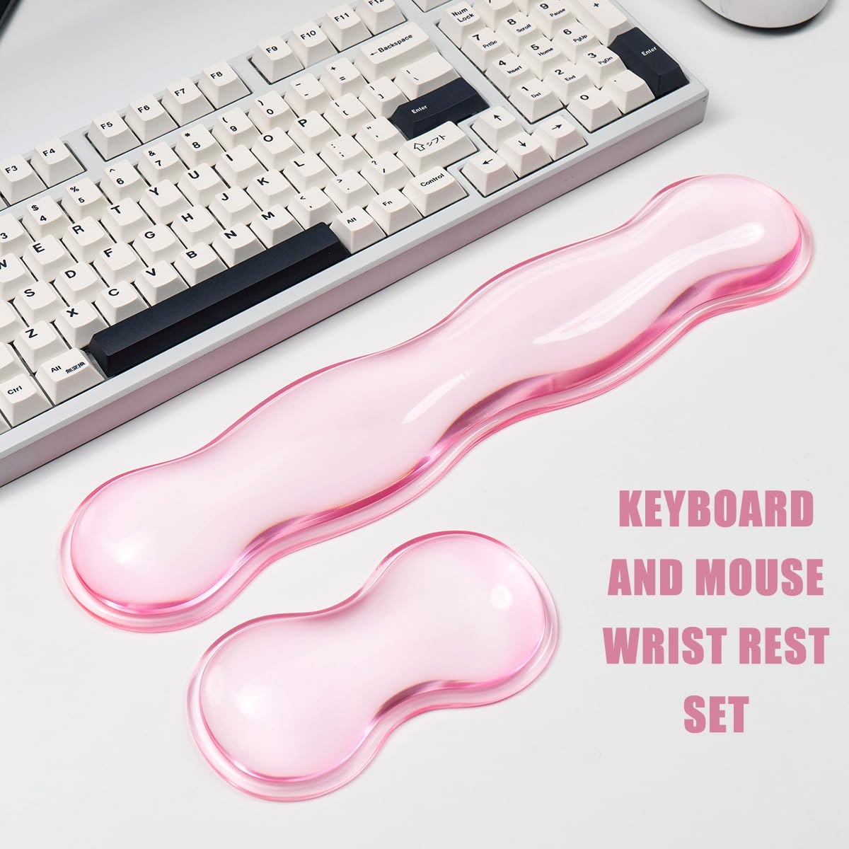 Gel Keyboard and Mouse Wrist Rest Set,Wrist pad for Computer Keyboard