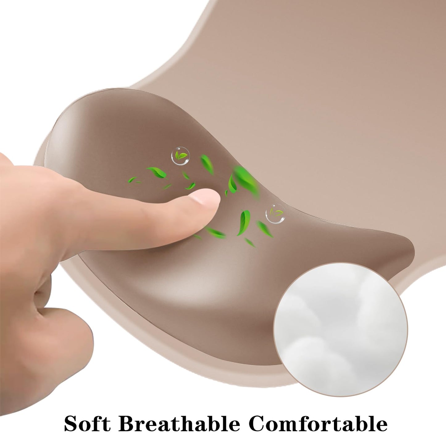 Mouse Pad with Wrist Rest,Ergonomic Mouse Pad with Comfortable Gel Wrist Rest Support and Non-Slip
