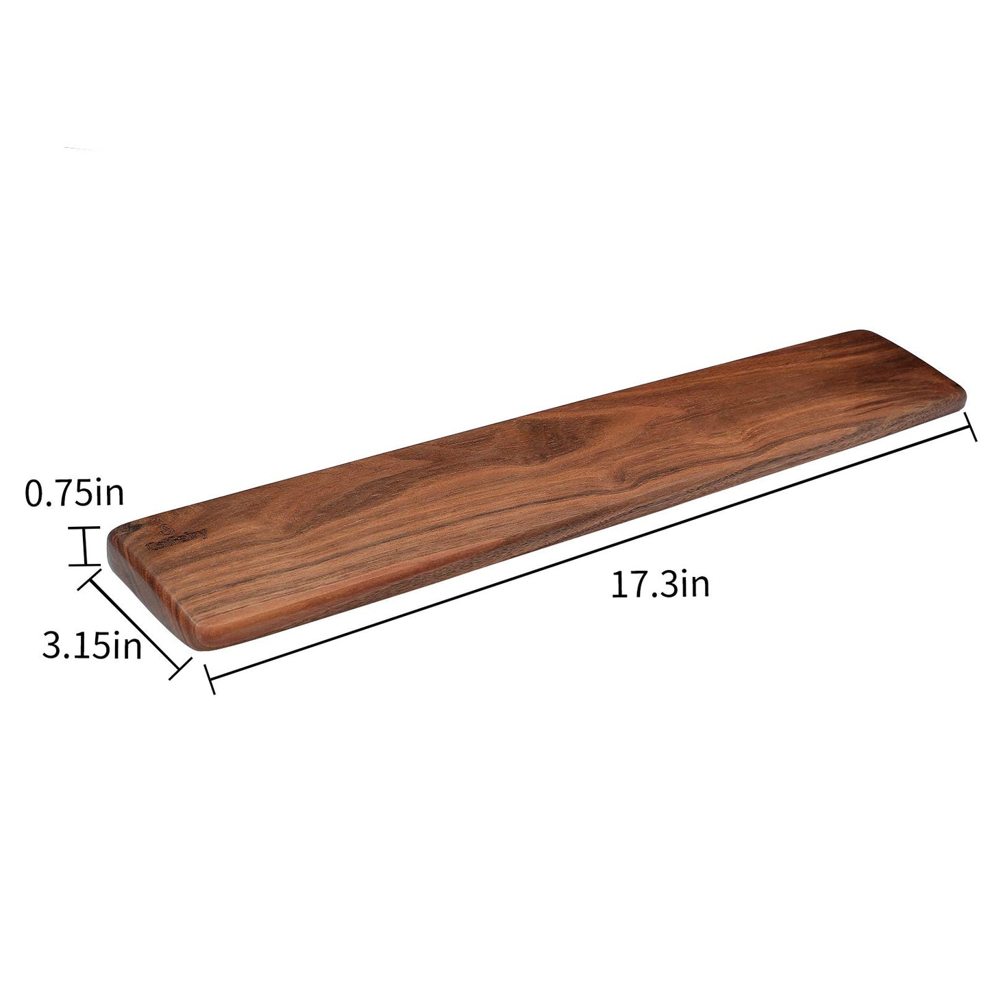 Wooden Keyboard Wrist Rest, Keyboard Wooden Palm Rest，Keyboard Wrist Rest Pad, Walnut Wrist Rest