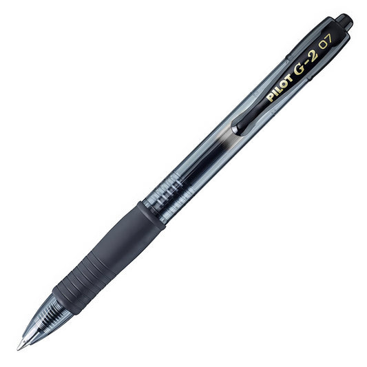 Pilot G207 - Penna a sfera con inchiostro Gel, Punta da 0,7 mm Pack of 1 Nero