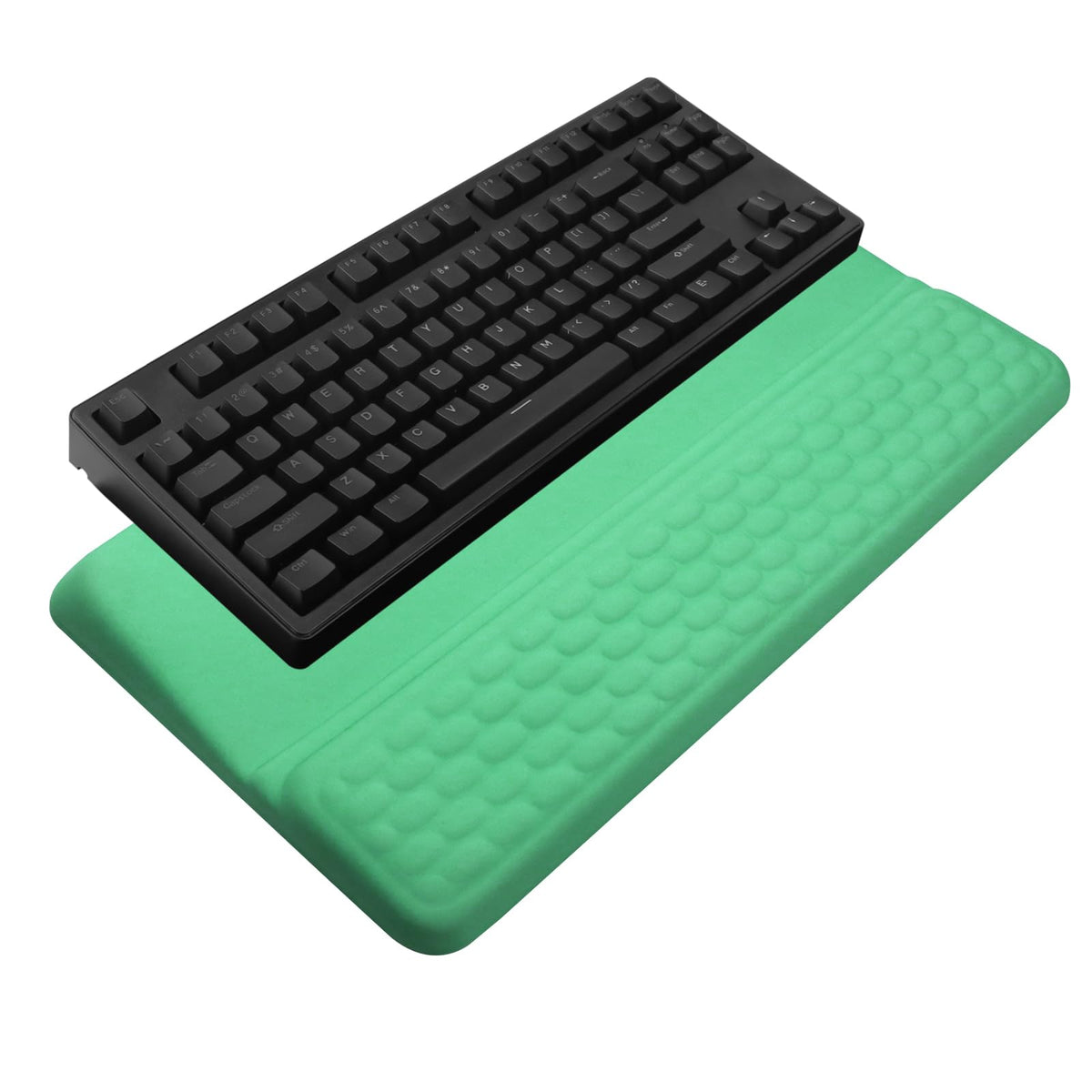 Computer Keyboard Stand with Wrist Rest, Ergonomic Tilted Keyboard Holder - Keyboard Riser with