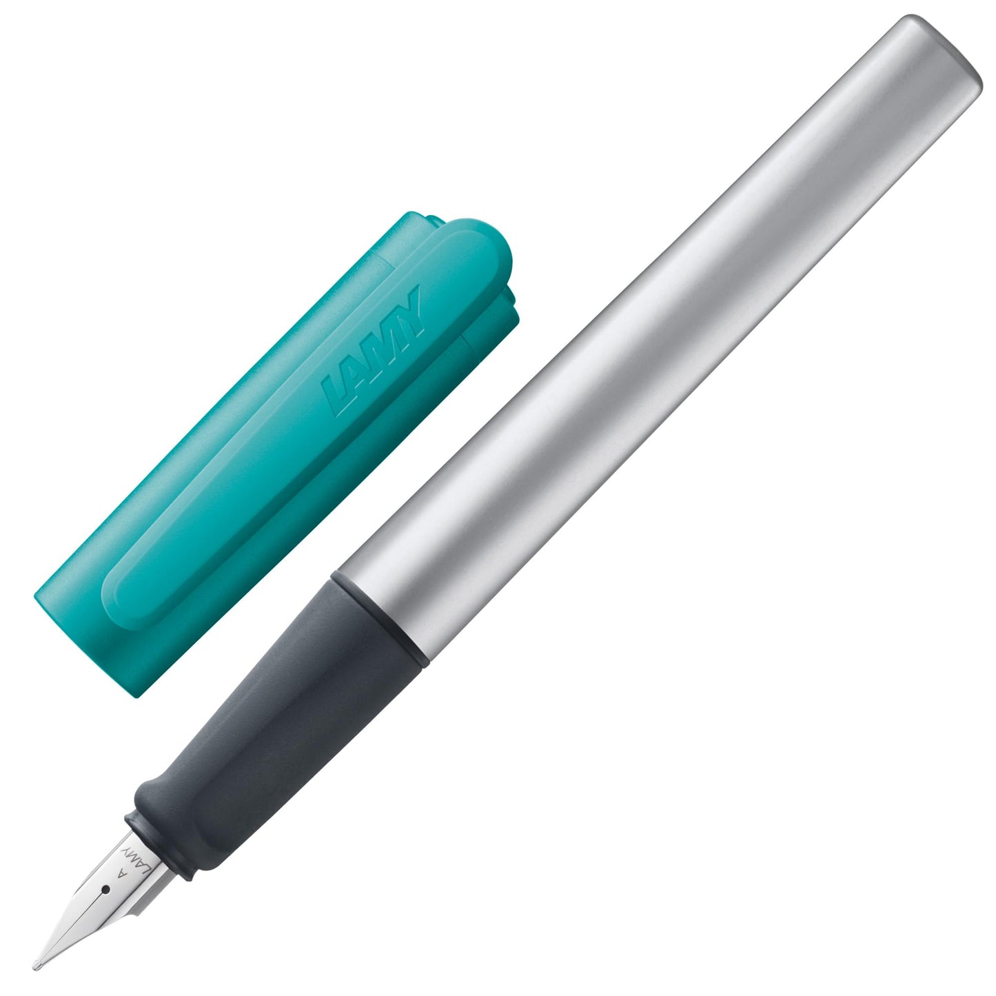 LAMY nexx smaragd – Fountain Pen with slip-proof grip & polished steel nib in size A - triangular