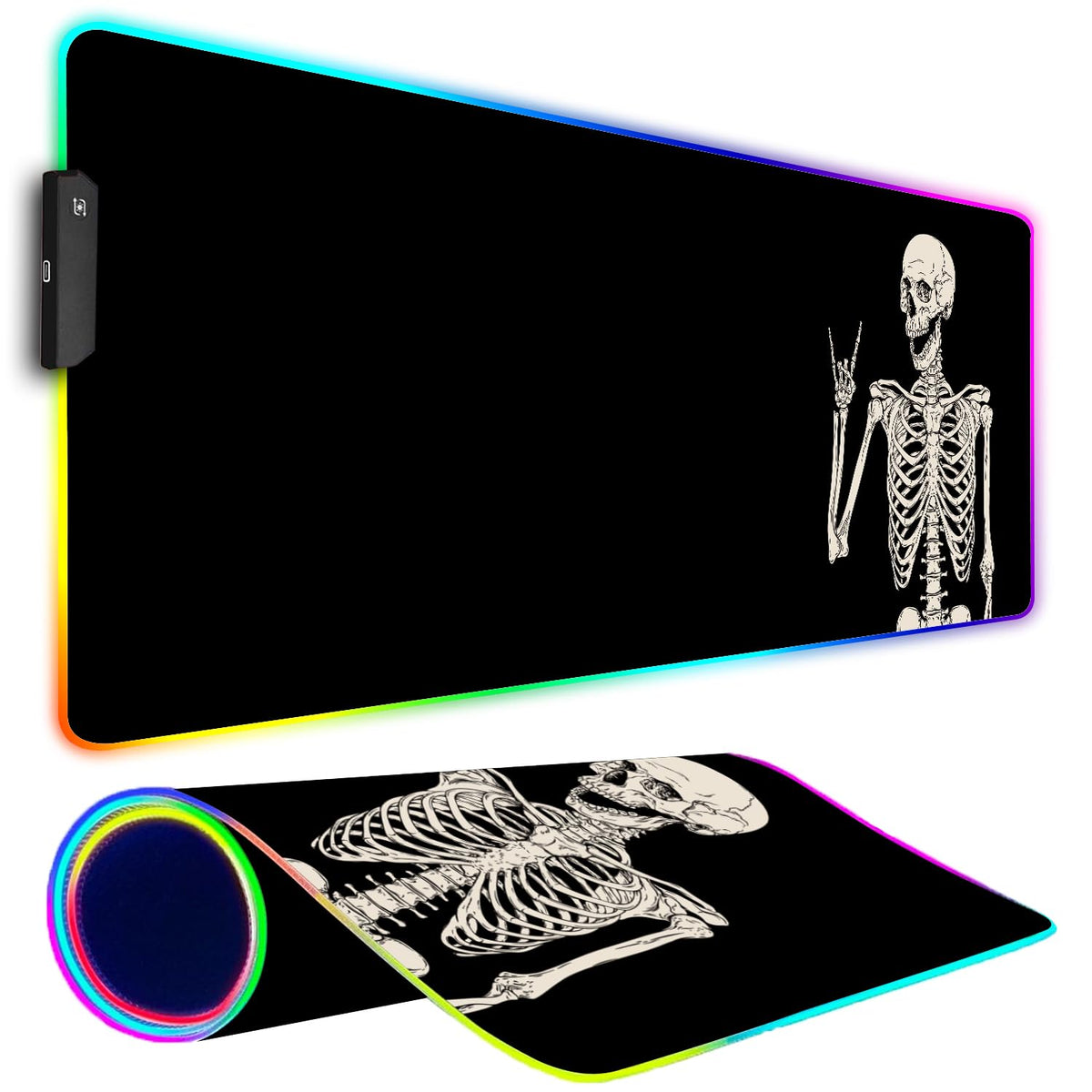 Armanza RGB Gaming Mouse Pad, Large Mousepad with Led Light, Big Keyboard Pad Gaming Accessories