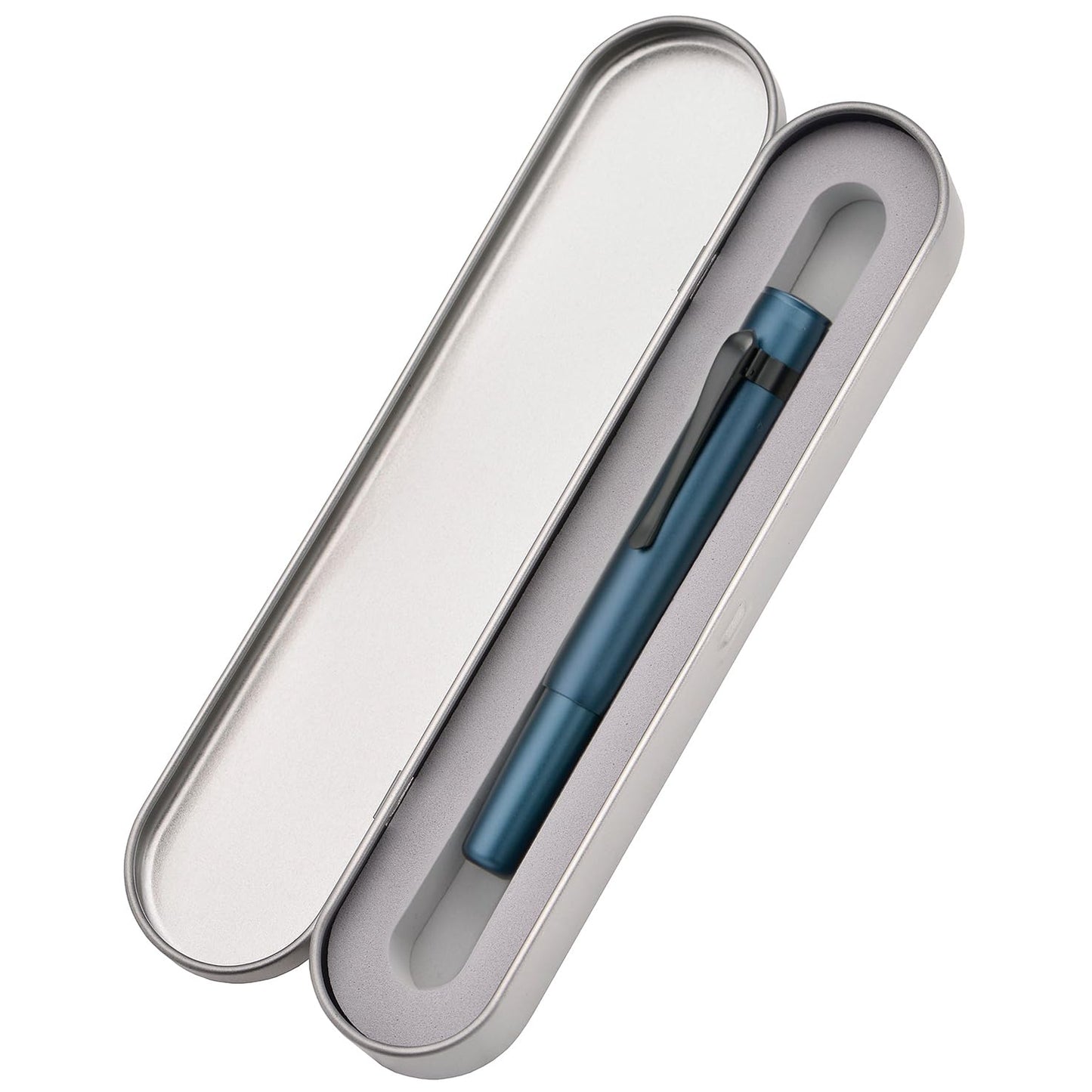 HONG DIAN M2 Black Forest Mini Fountain Pen, Extra Fine Soft Nib & Sleek Shape Aluminium Short