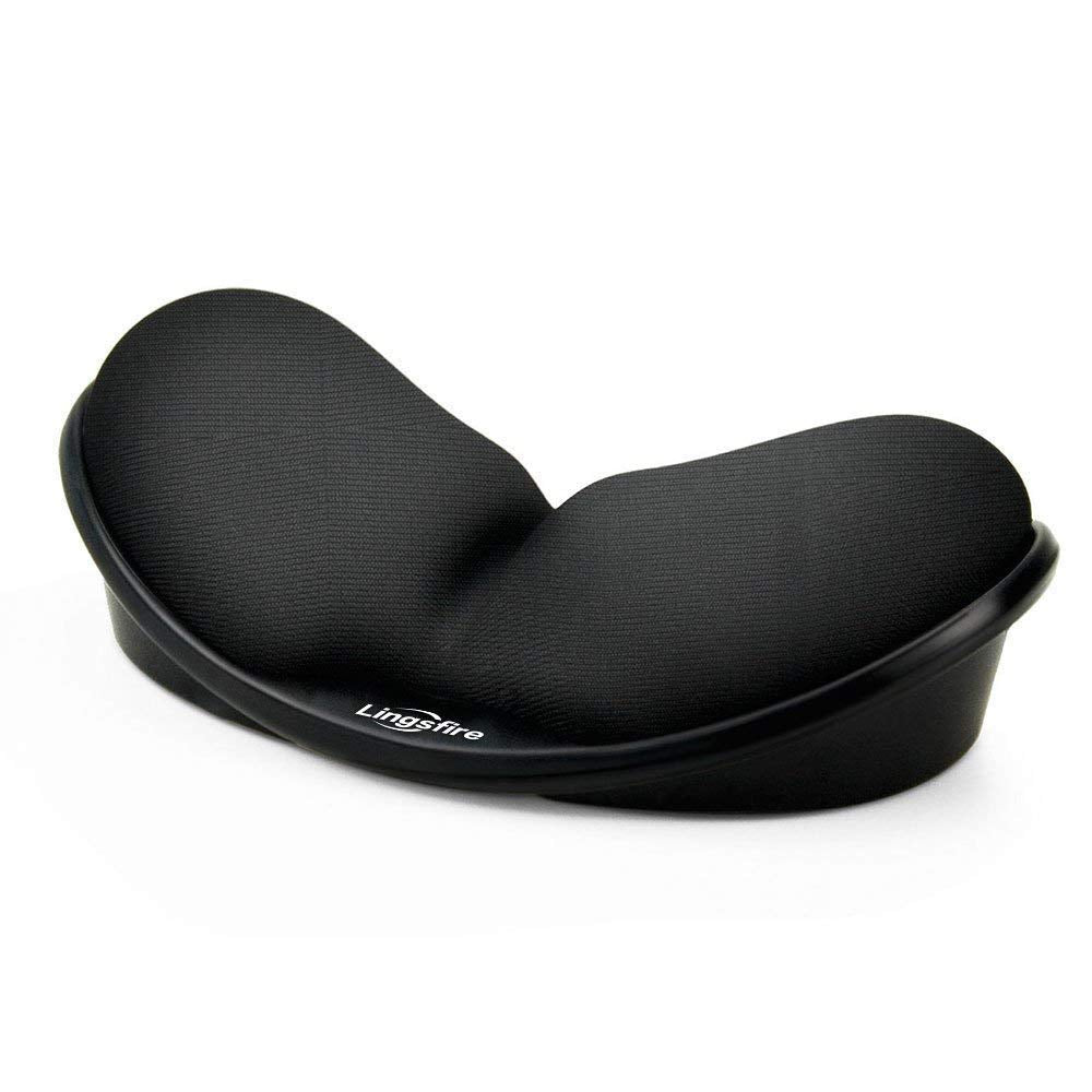 LINGSFIRE Memory Foam Mouse Wrist Rest Keyboard Wrist Rest Pad Anti-Skid Mousepad Support Wrist