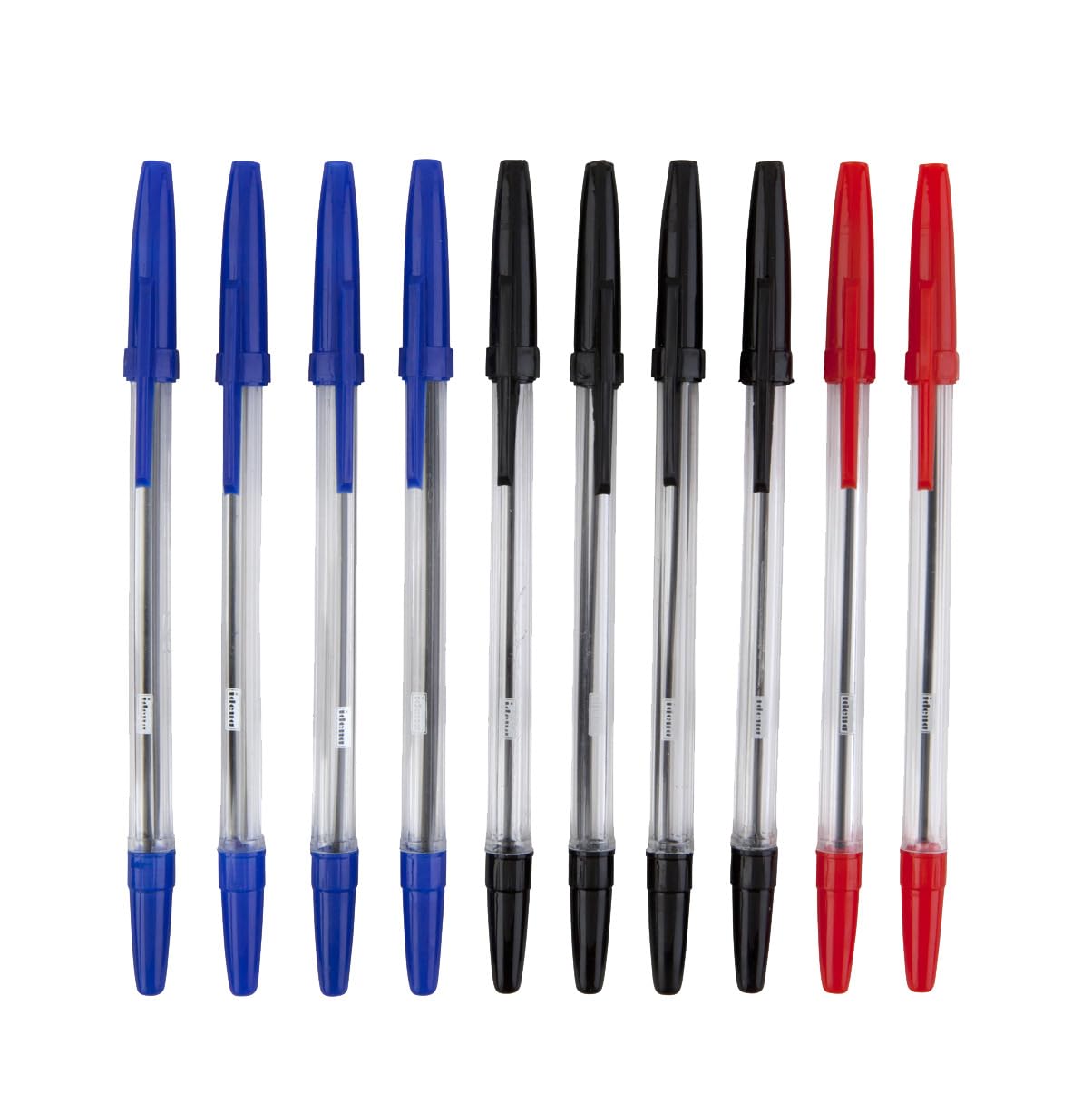 IDENA 500234 Ballpoint Pen Pack of 10 Assorted Schreibfarben
