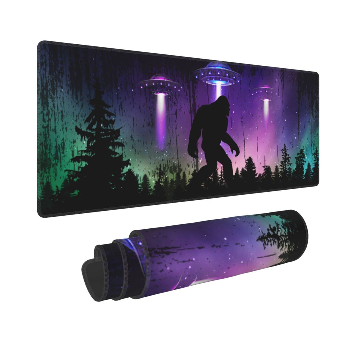 Sasquatch Mouse Pad XL Extended Desk Mat, Computer Mousepad