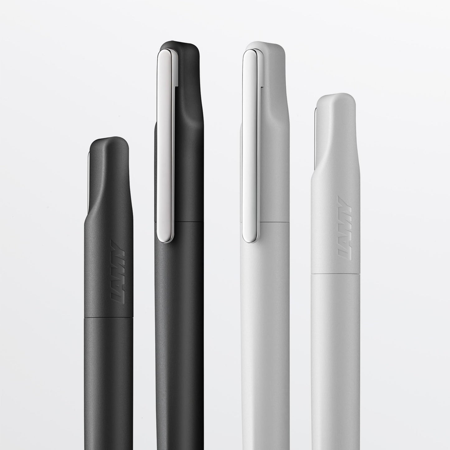 Lamy xevo lightgrey – balanced Ballpoint Pen with twist mechanism & line width M – triangular shape