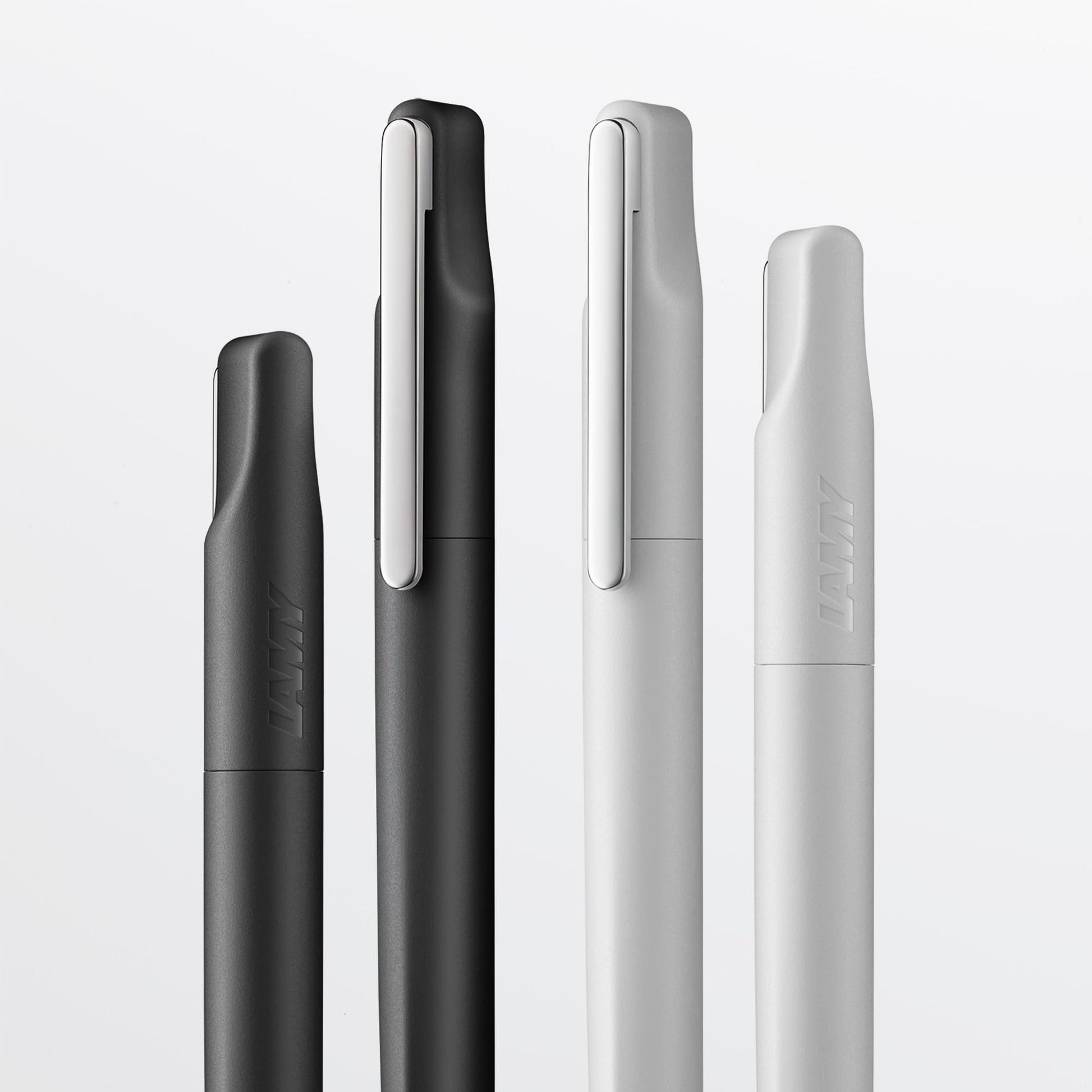 Lamy xevo lightgrey – balanced Ballpoint Pen with twist mechanism & line width M – triangular shape