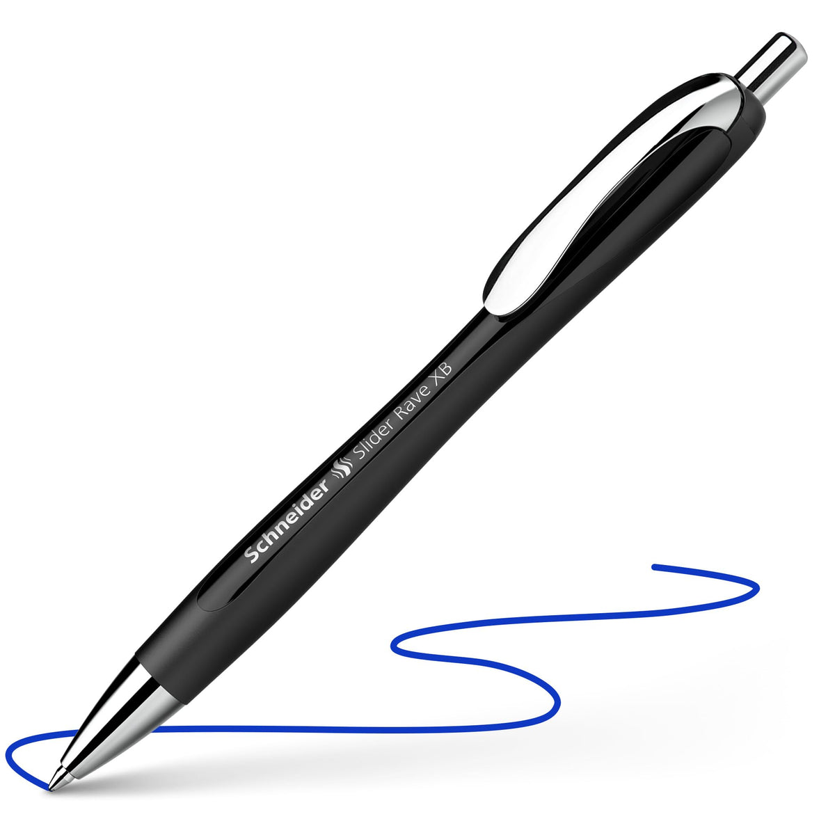 Schneider Slider Rave XB 132511 Ballpoint Pen (Limited Special Edition in Black, Made in Germany)