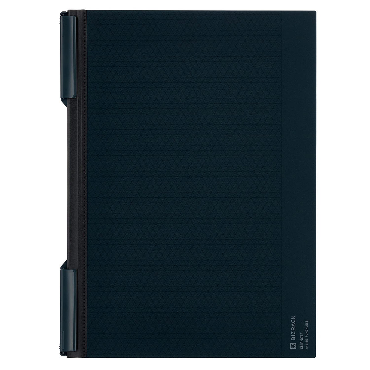 KOKUYO Bizrack Clipnote Punchless, Clip Folder, Holds up to 25 Sheets, A4-S, Japan Import (Navy
