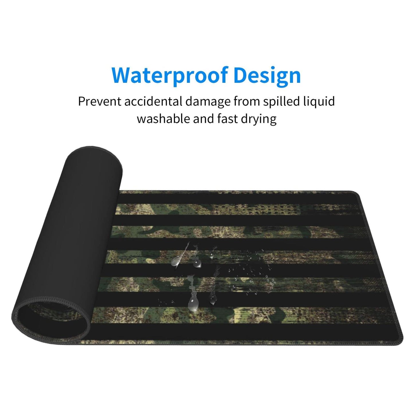 Sigouyinei Extra Large Desk Pad 31.5x12in Office Gaming Non-Slip Mouse Pad