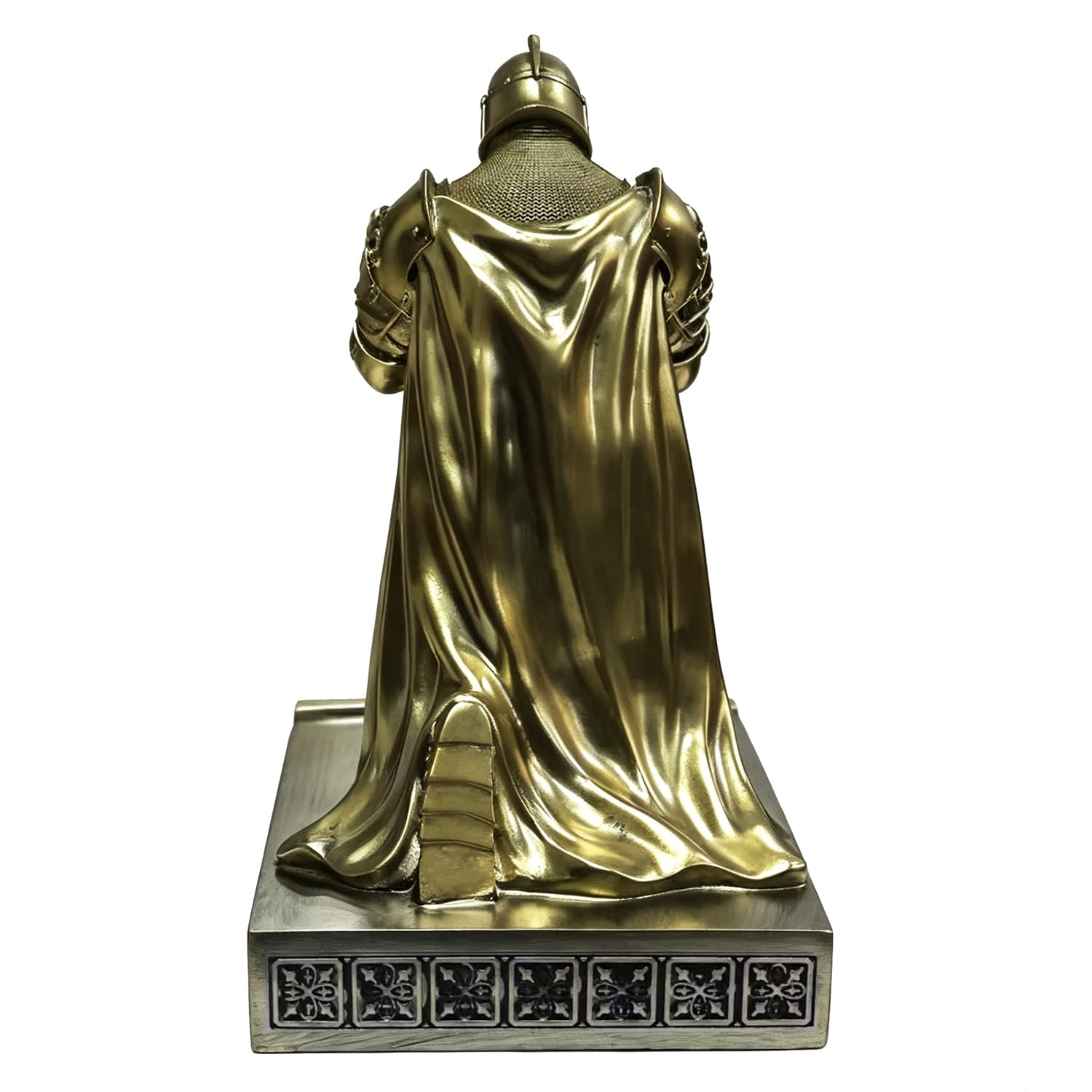 Knight Pen Holder Desk Organizer Office Decor Letter Opener for Desk Bronze