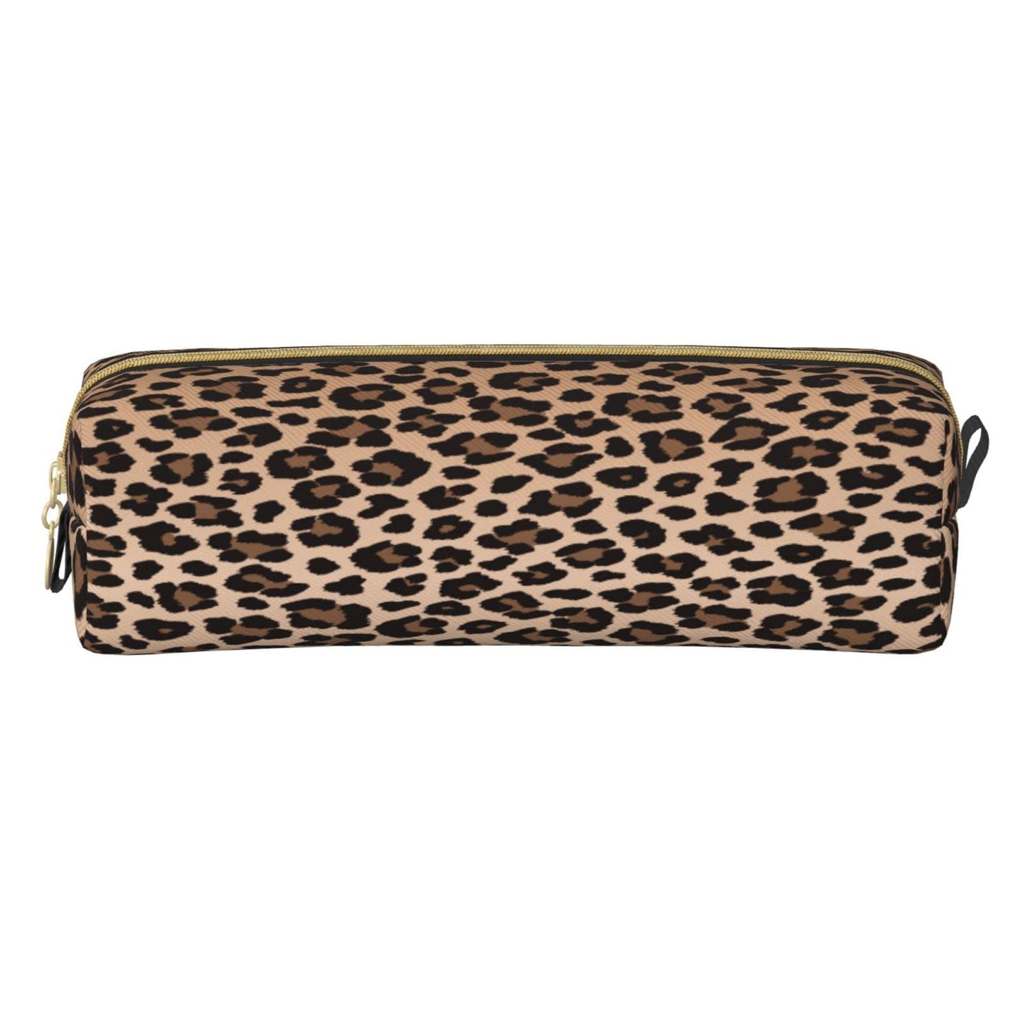 IMPCOKRU Small Pencil Bag Study Pencil Bag Key Pouch,Brown Leopard,Stationery Storage Pencil Case