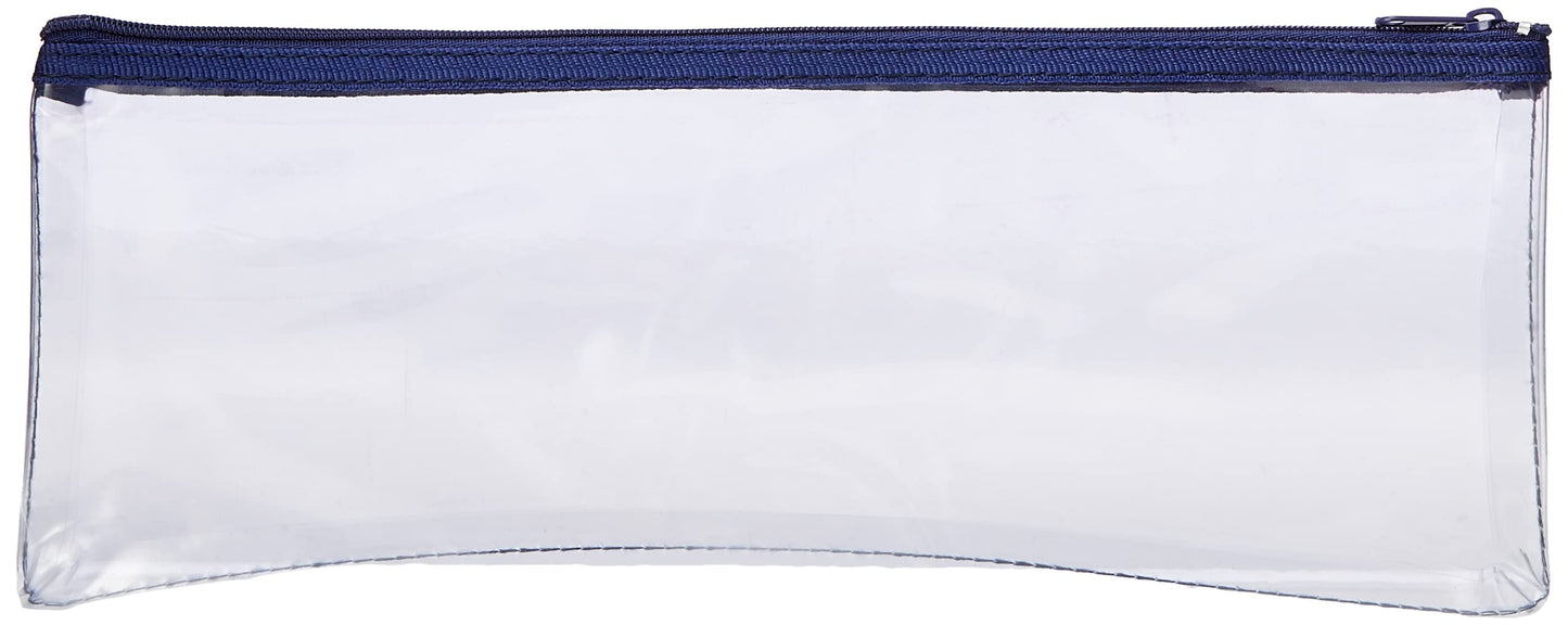 Helix Oxford 13 inch Clear Pencil Case