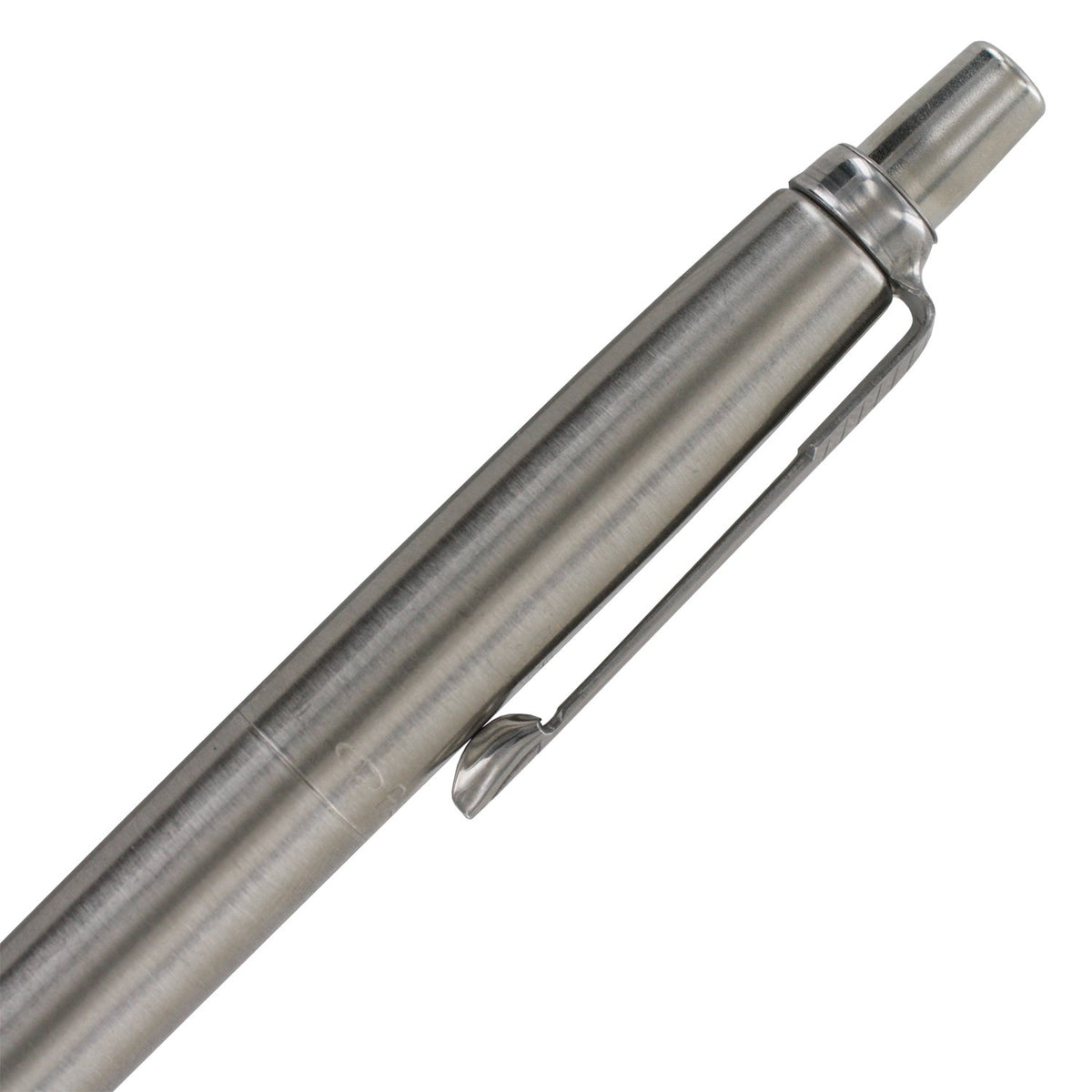 Parker Jotter Pen, Stainless Steel, Medium Point, Black Ink