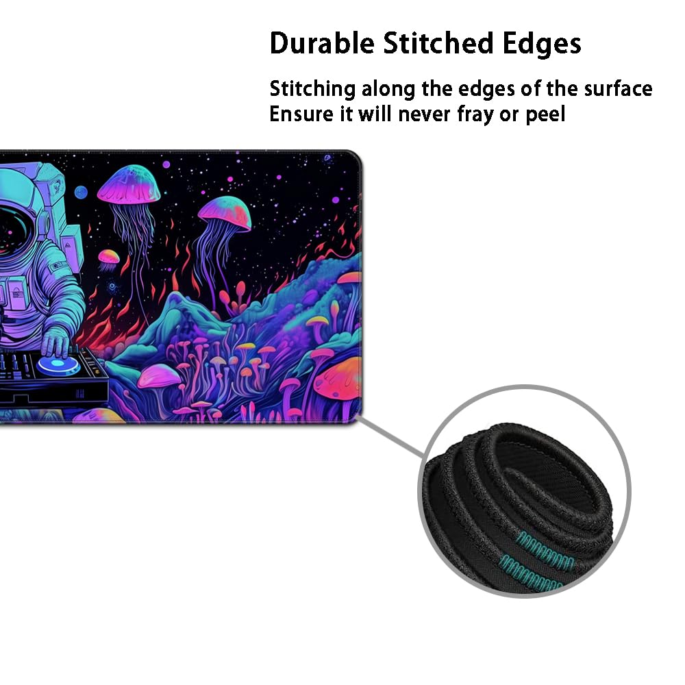 Desk Mat, Large Gaming Mouse Pad with Wrist Rest, 4 in1 XXL Mouse pad+Keyboard Wrist Rest+Mouse Pad