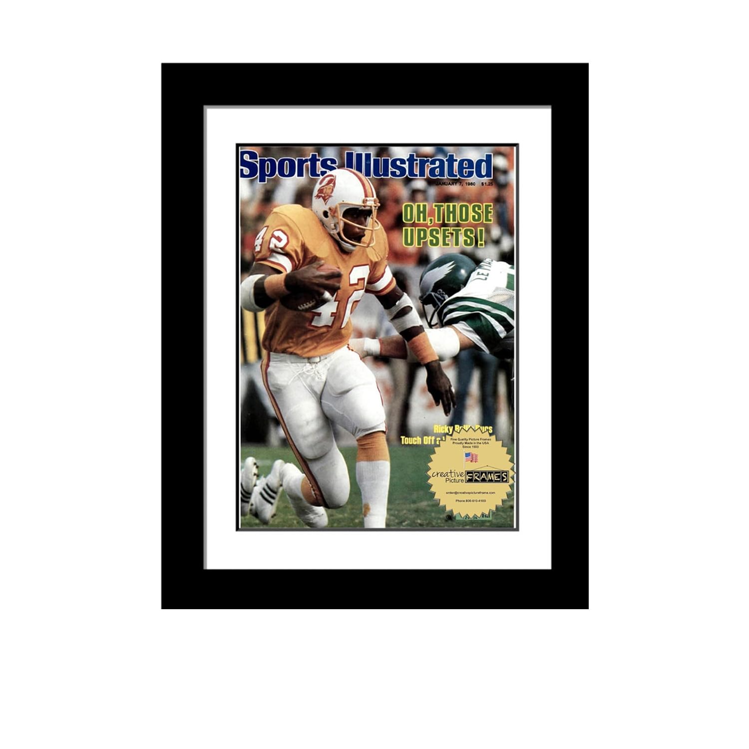 Creative Picture Frames 8 x 10.75 Magazine Frame with Full-Strength Glass, Holds Up To A 1/4" Thick