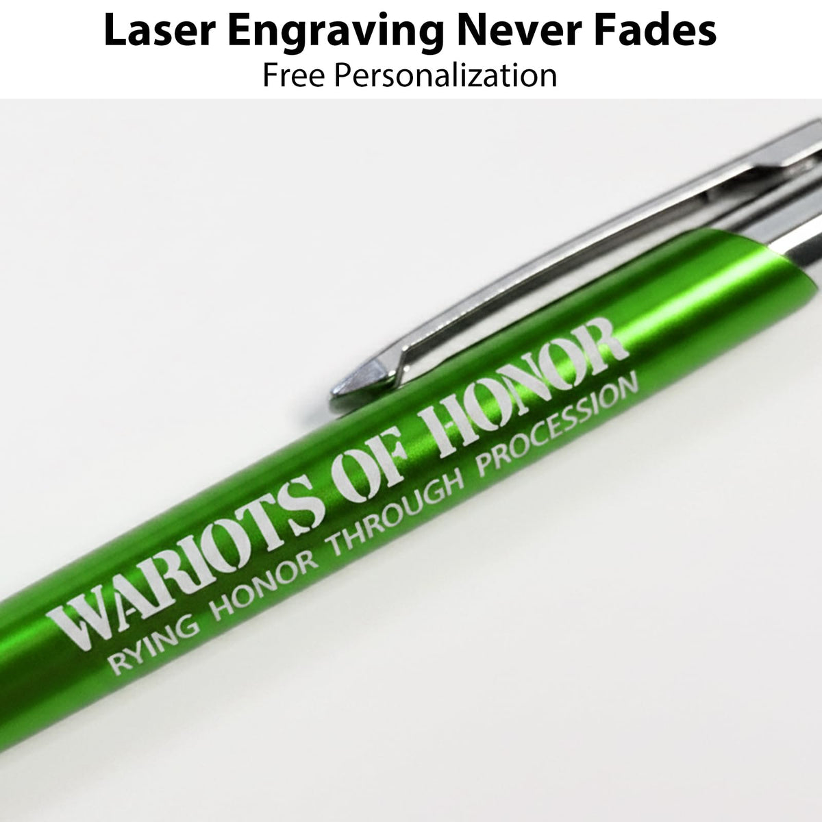 Personalized Black Ink Pen for Events, Trade Shows-Pack of 50