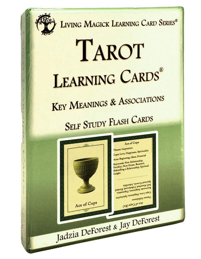 Tarot Learning Cards ~ 2nd Edition - Living Magick Learning Card Series - Self Study Flash Cards
