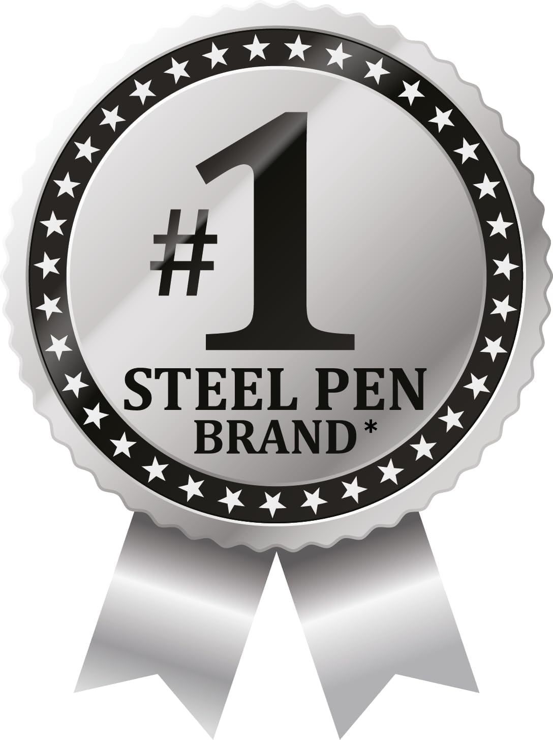 Zebra Pen G-301 Retractable Gel Pen, 0.7mm Medium Point, Stainless Steel Barrel, Textured Grip, 6