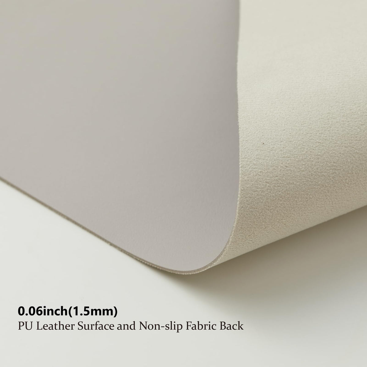 Large Desk Mat - 47.2"x 17" Non-Slip PU Desk Pad for Office and Home - Ideal for Large Mouse Pad