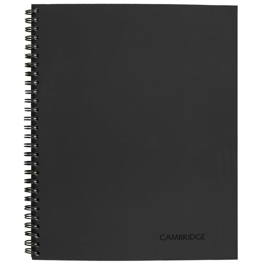 Cambridge Limited Business Notebook, Legal Ruled Paper, 8-1/4" x 11", 80 Sheets, Flexible Soft