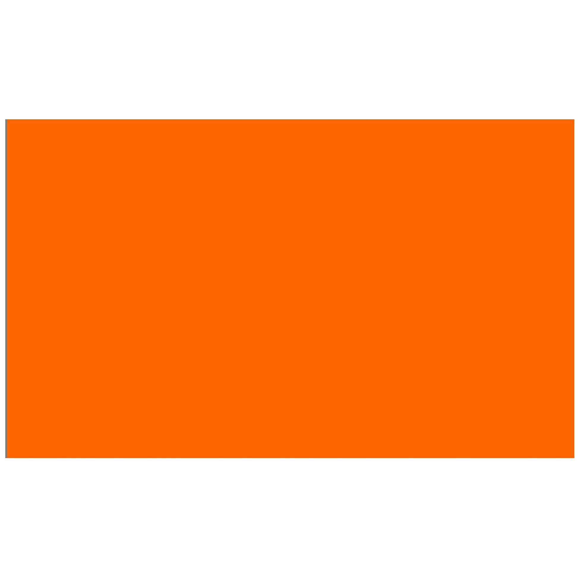 Colonial Cards: 150 Color Cardstock 3" x 5" Index Cards, Orange, Unruled