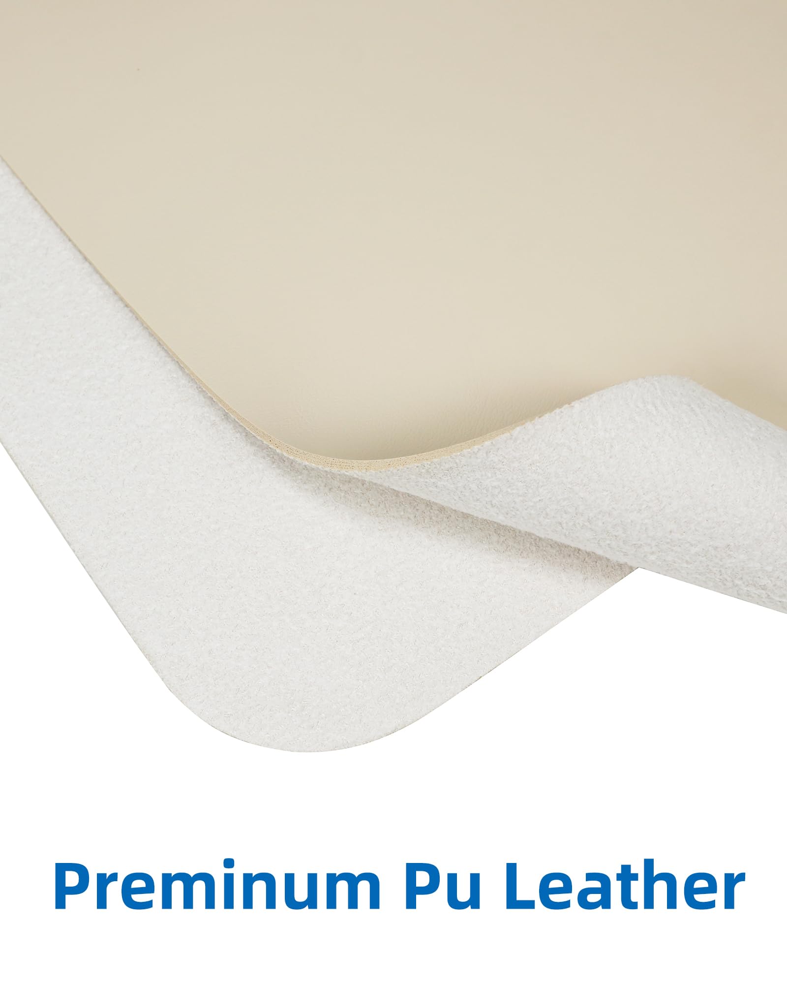 AFIING Leather Desk Pad Protector, Mouse Pad, Office Desk Mat, Non-Slip PU Leather Desk Blotter