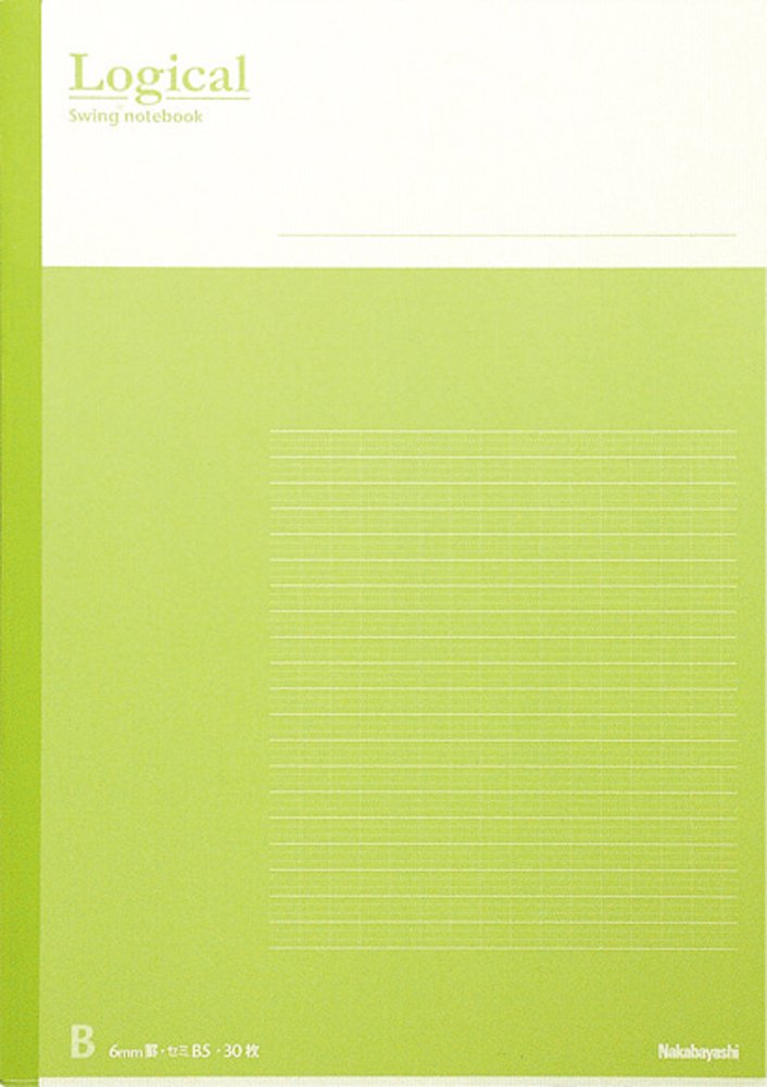 Nakabayashi No B501A-5P Swing Logical Notebook, B5 Size, A Rule, Pack of 5