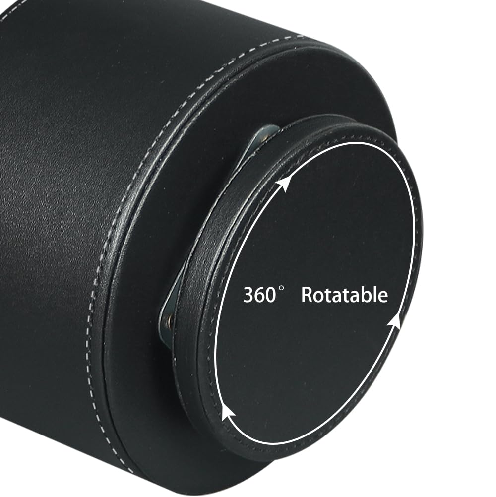 360°Rotatable TV Remote Control Holder with 4 Compartments Desk Accessories