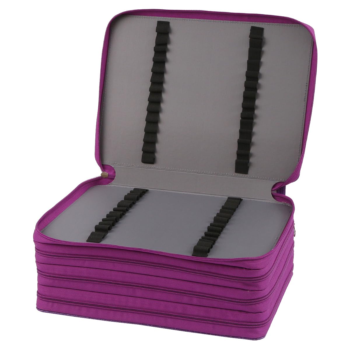 Lbxgap Marker Pen Organizer Case 224 Slots w/Handle & Shoulder Strap