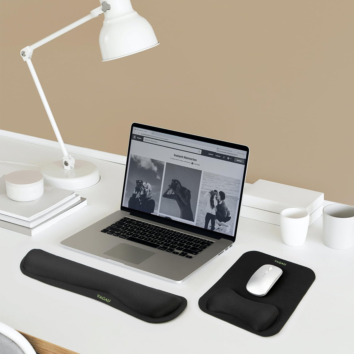 VAGAU Premium Keyboard Wrist Rest and Mouse Pad Wrist Support