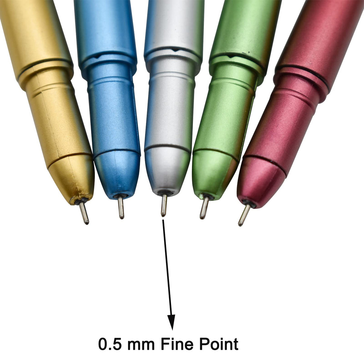 Maydahui 20 PCS Feather Rollerball Pen Artificial Wing Pens Black Ink