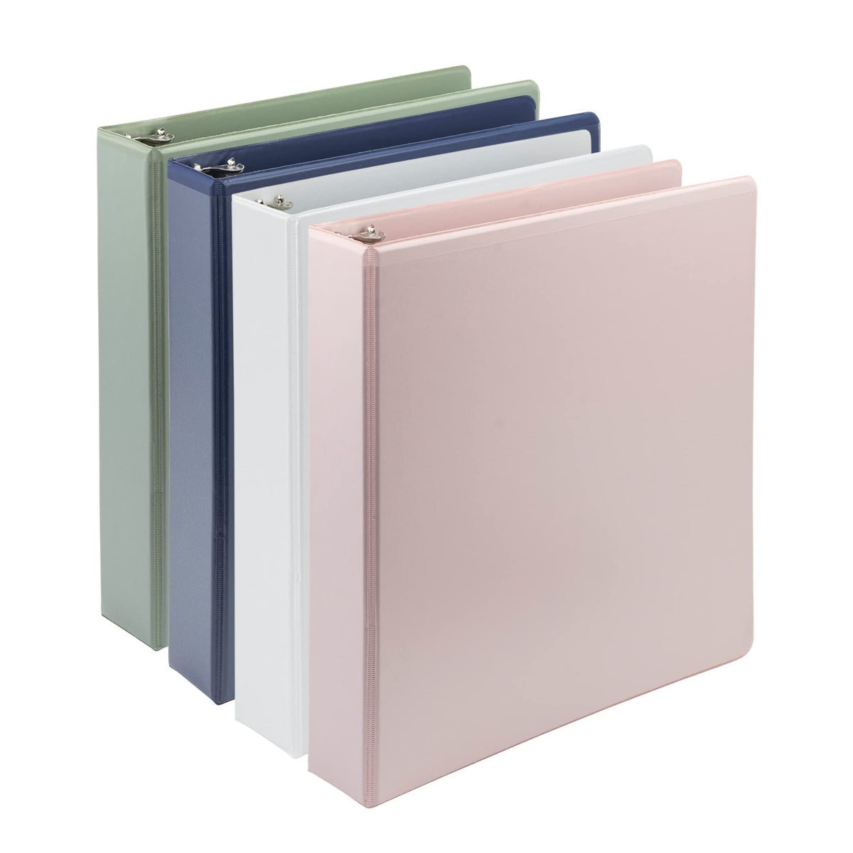 Samsill Plant-Based 1.5 Inch Durable D-Ring, View Binder, Eco-Friendly, USDA Certified Biobased, 4