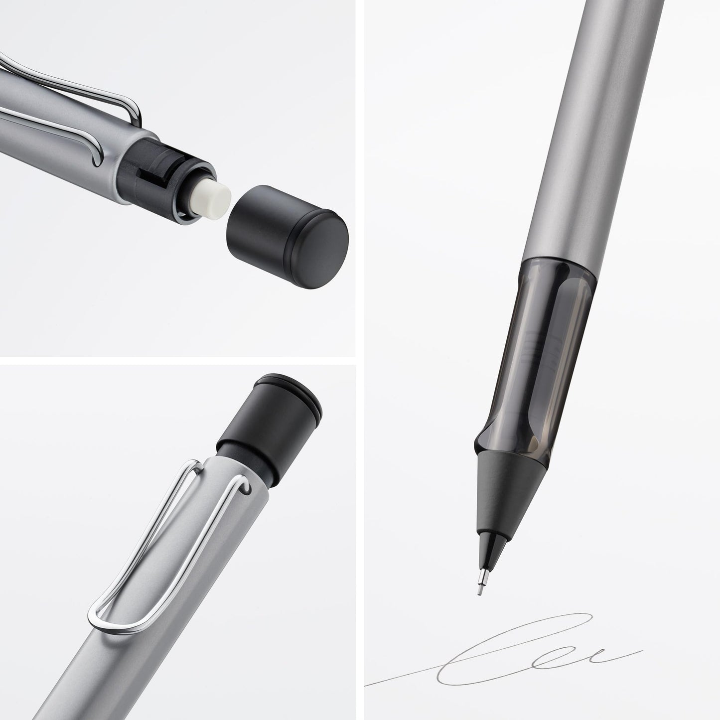 LAMY AL-star graphite - Mechanical Pencil with transparent, ergonomic grip & lightweight aluminum