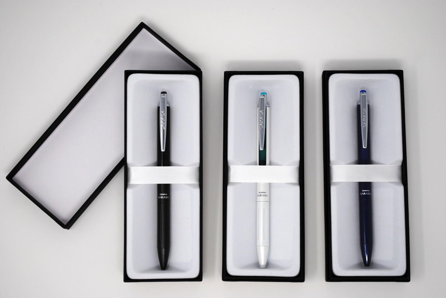 Zebra Pen SARASA Grand Retractable Gel Pen Git Set, Black Ink, 0.7mm, 3-Pk