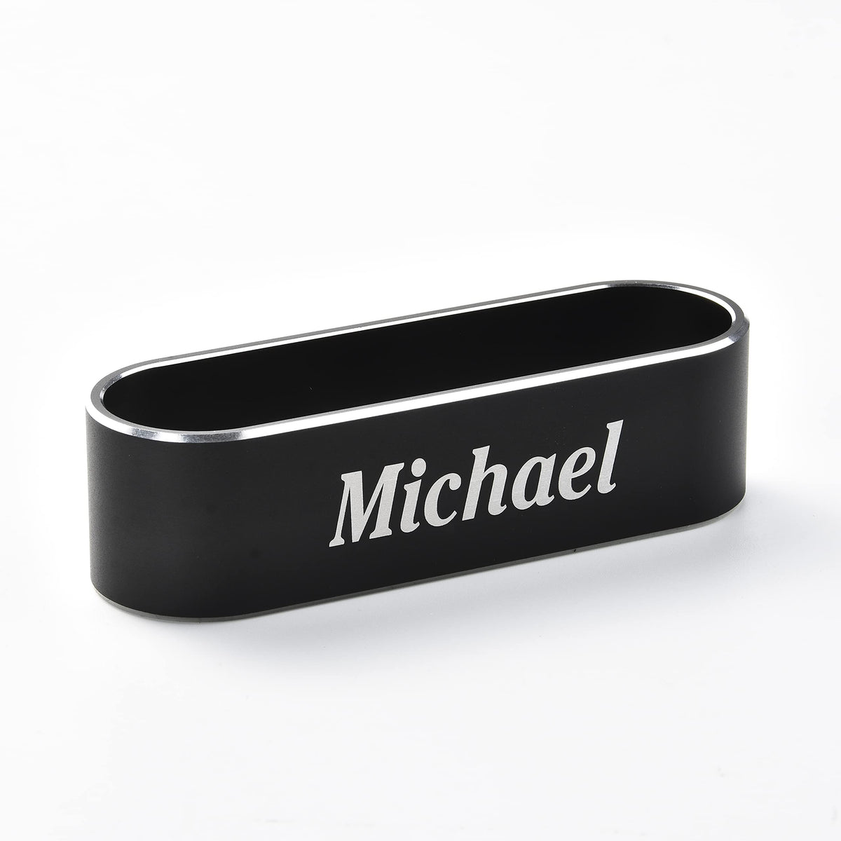nyareka Personalized Metal Business Card Holder for Desk