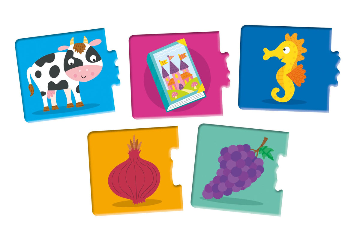 Clementoni Sapientino Montessori - My First 100 Words - Educational Game 1 Year, Flashcards