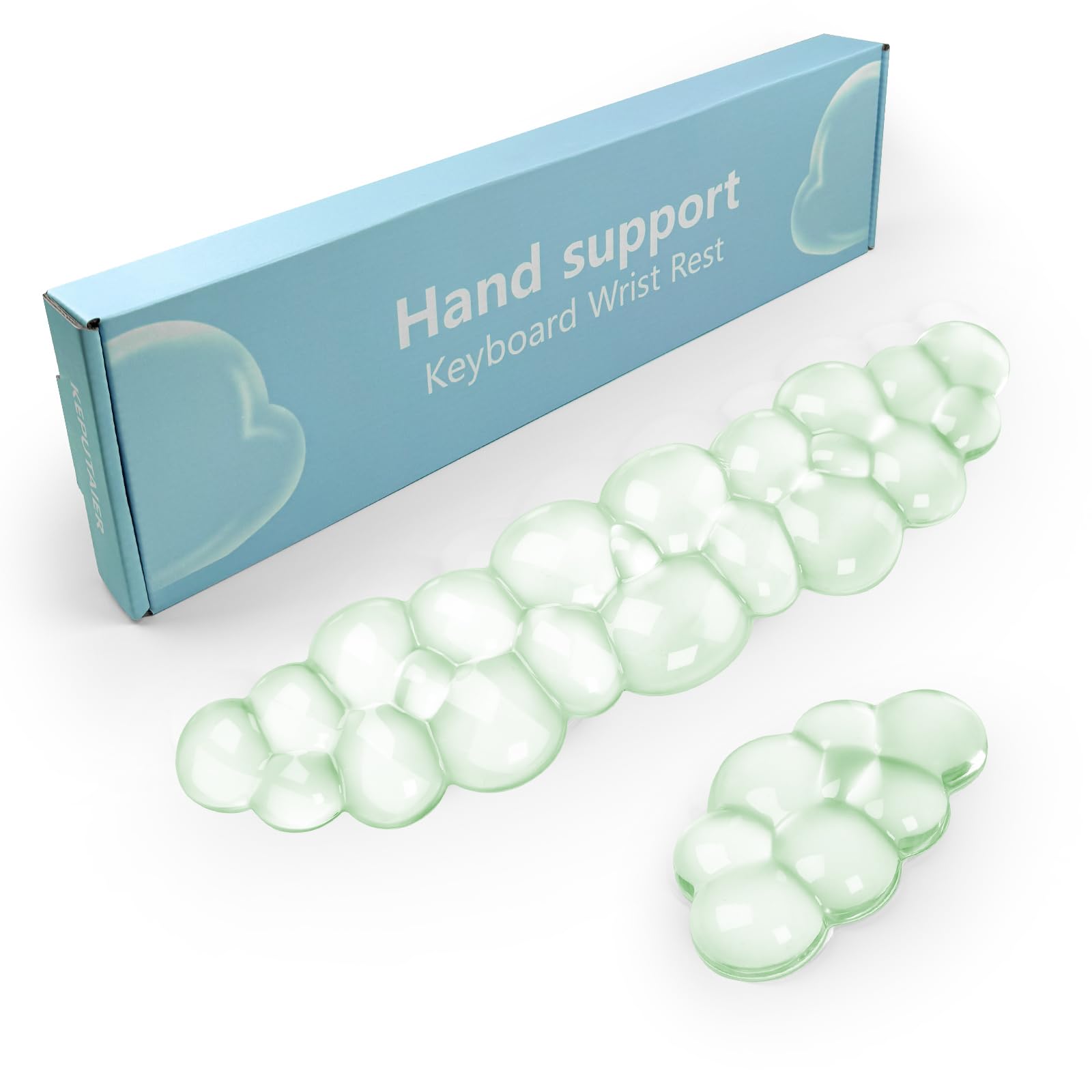 Gel Cloud Keyboard and Mouse Wrist Rest, Cute Wrist Support and Arm Support Keyboard Rest for