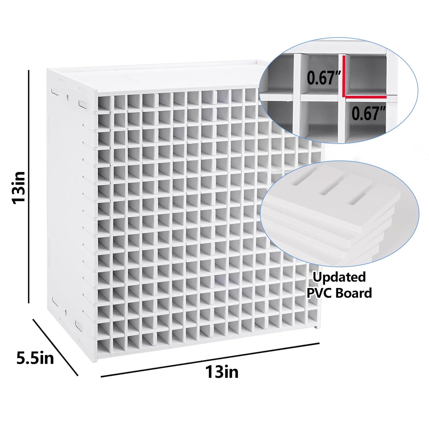 Yrangee Marker Organizer,240 Slots Marker Storage Organizer with Divider