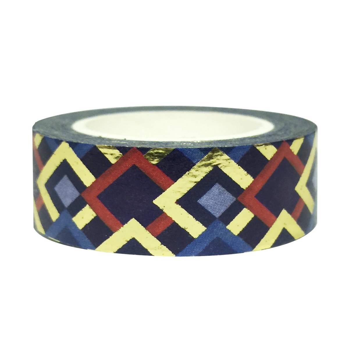 Wrapables Colorful Washi Masking Tape, Mystery Magic Diamonds