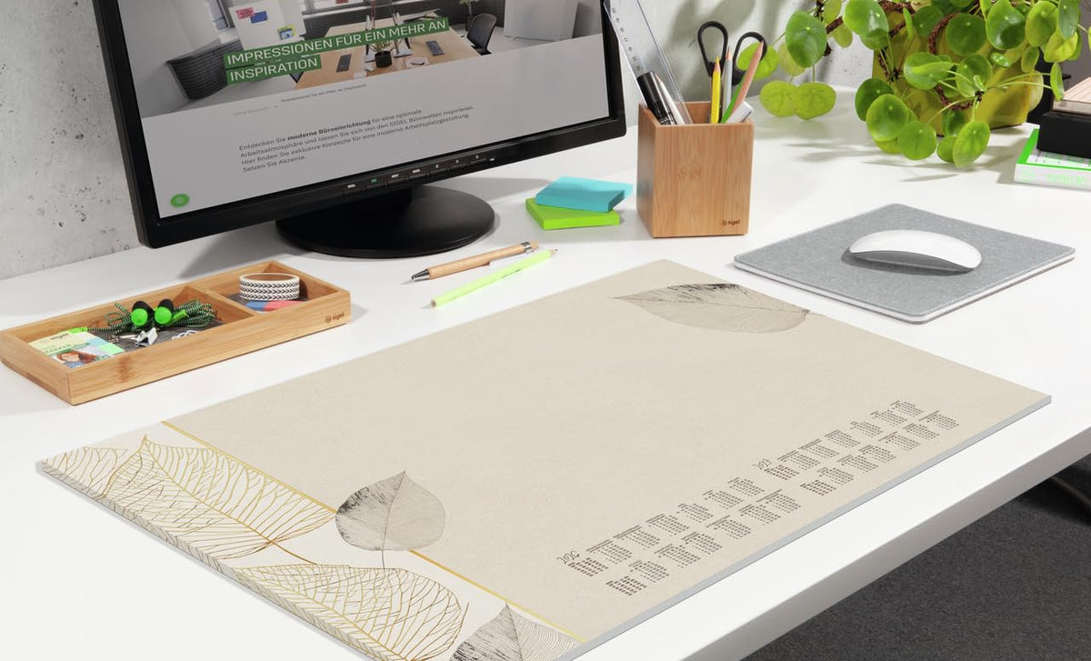SIGEL Paper Desk Pad DIN A2 Calendar 2026-2027 30 Sheets