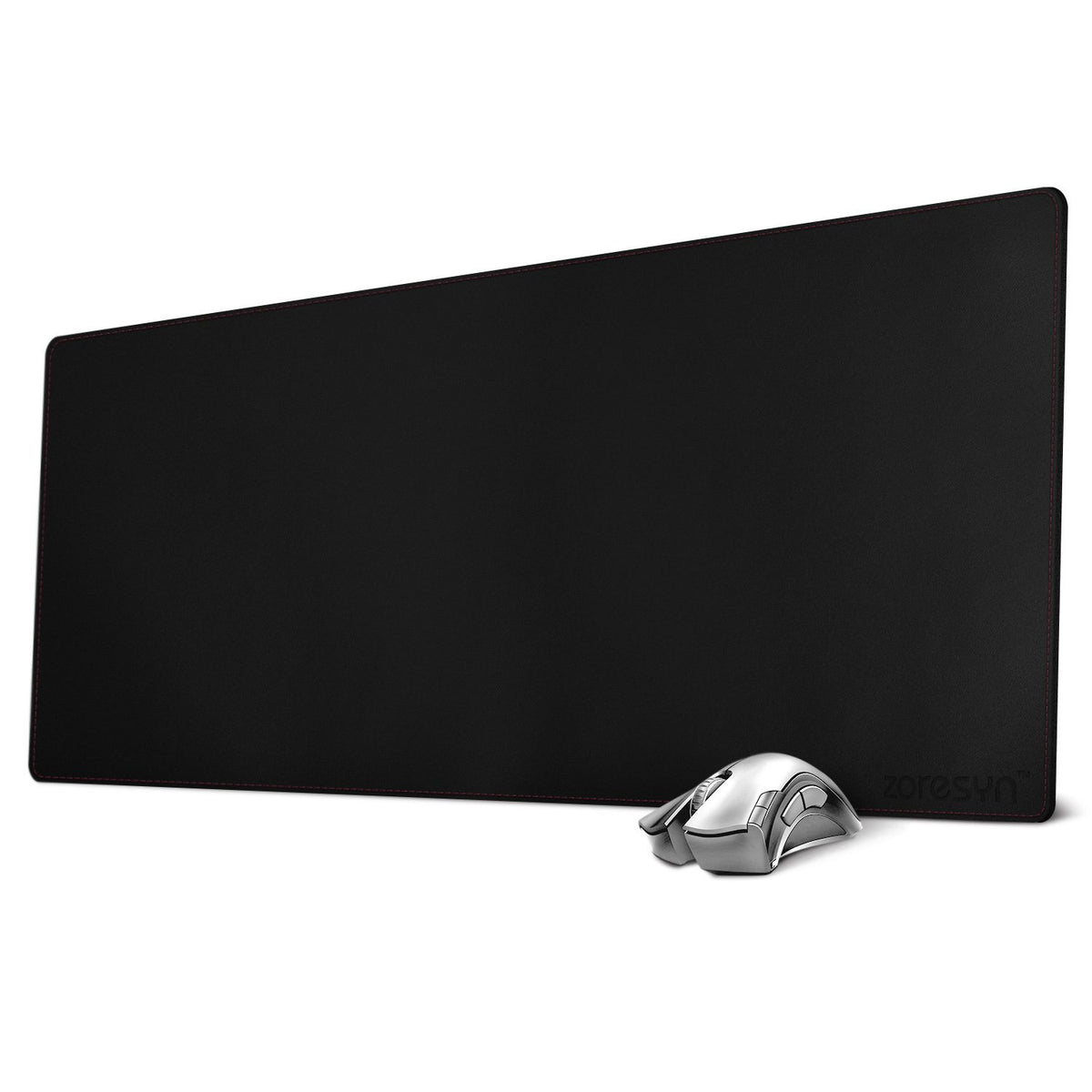 ZORESYN Large PU Leather Desk Pads Black, 35.4"x15.8"