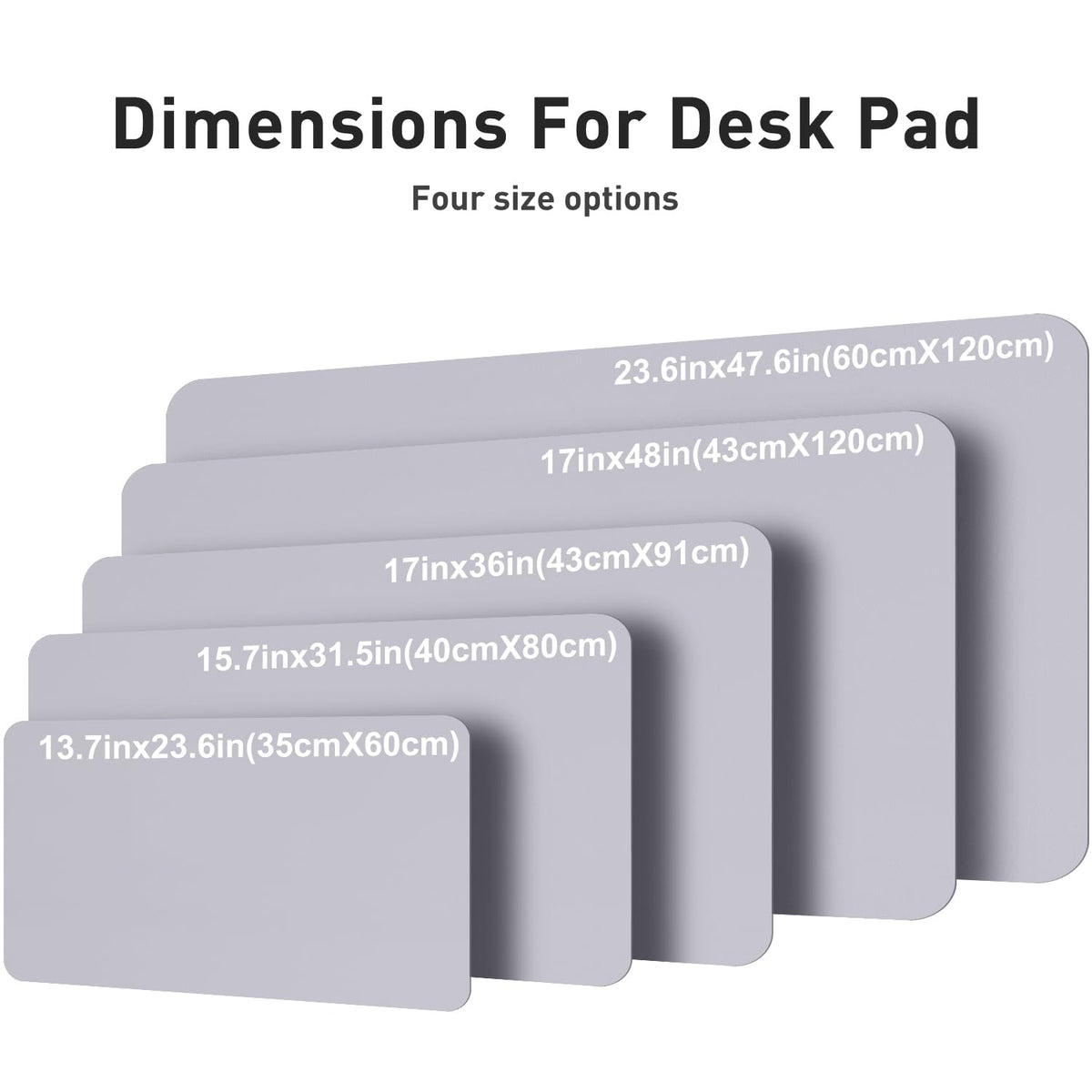 Aothia Faux Leather Desk Mat – Large Mouse Pad, Non-Slip PU Leather Blotter, Waterproof Writing